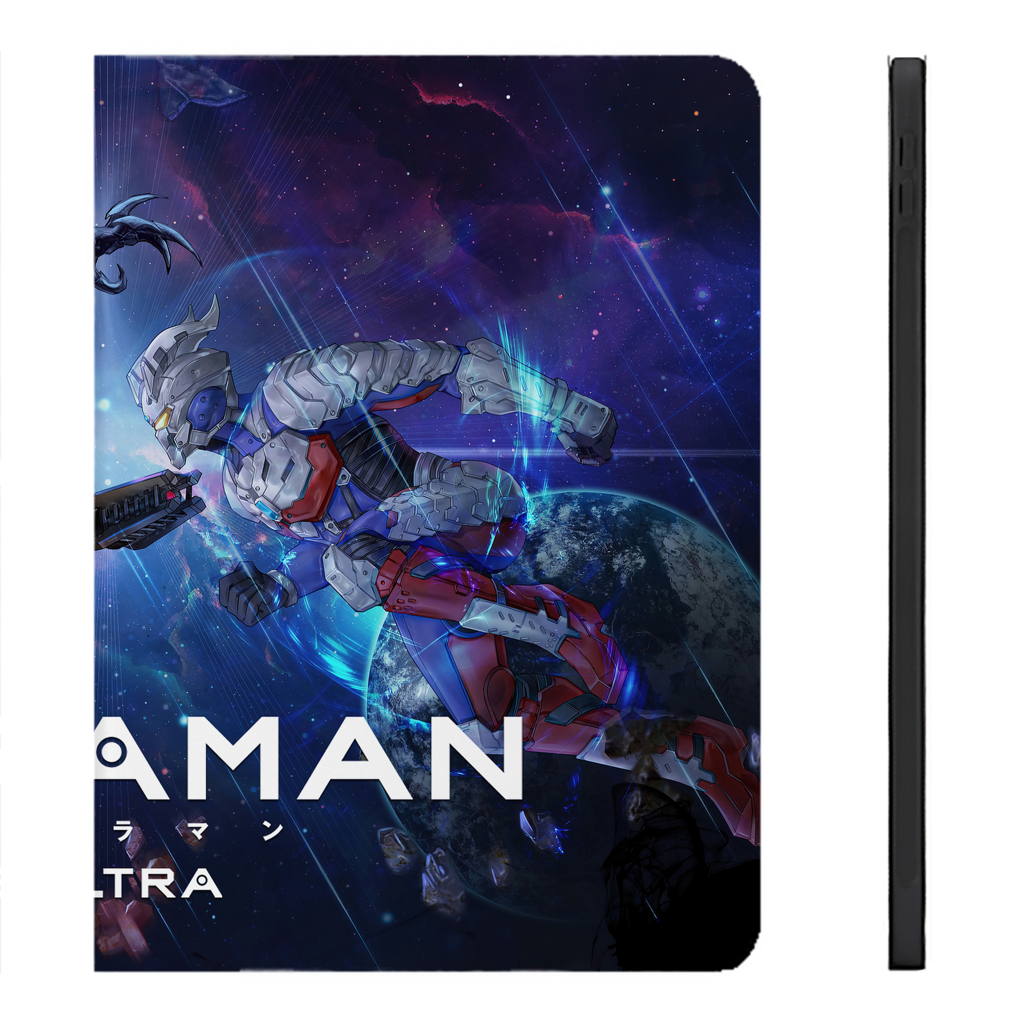 （画像用） ウルトラマン Ultraman IPadケース ペンホルダー付き ブックスタイルデザイン